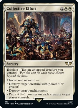 Image for Collective Effort (Surge Foil) (183) (40K) - Magic: The Gathering
