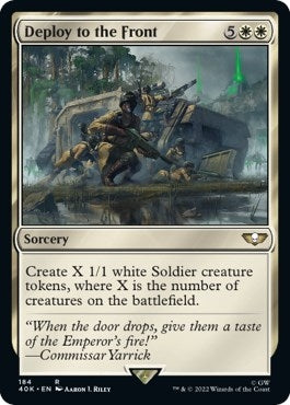 Image for Deploy to the Front (Surge Foil) (184) (40K) - Magic: The Gathering