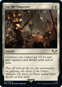 Image for For the Emperor! (Surge Foil) (12) (40K) - Magic: The Gathering