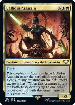 Image for Callidus Assassin (Surge Foil) (109) (40K) - Magic: The Gathering