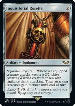 Image for Inquisitorial Rosette (Surge Foil) (159) (40K) - Magic: The Gathering