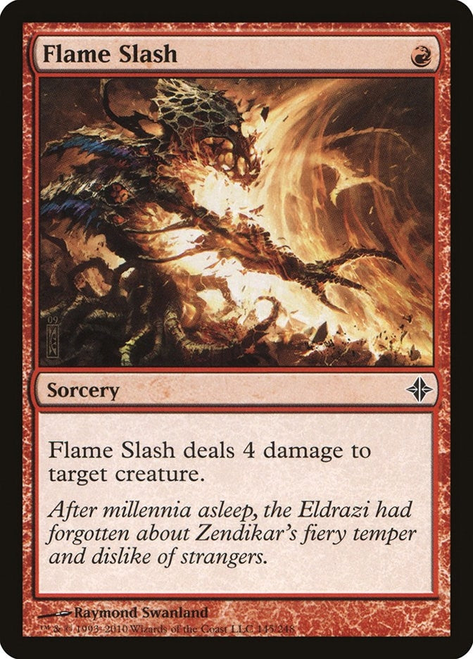 Flame Slash (145) (ROE)