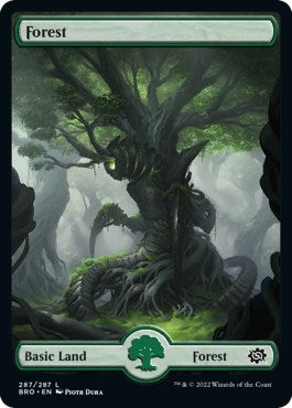 Image for Forest (287) - Full Art (287) (BRO) - Magic: The Gathering
