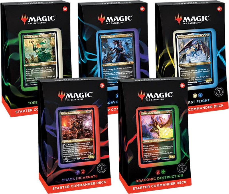 Image for Starter Commander Deck - Set of 5 - Magic: The Gathering