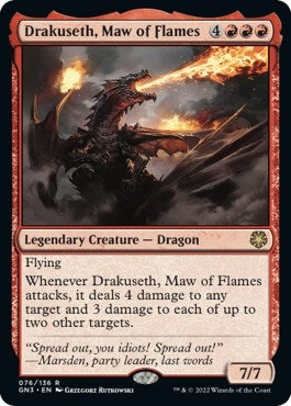 Image for Drakuseth, Maw of Flames (76) (GN3) - Magic: The Gathering