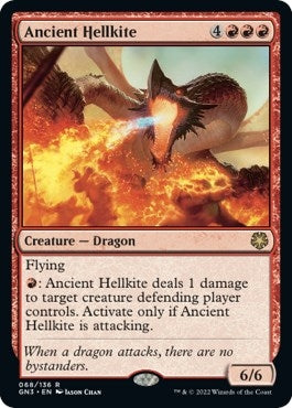 Image for Ancient Hellkite (68) (GN3) - Magic: The Gathering