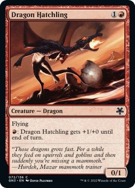 Image for Dragon Hatchling (72) (GN3) - Magic: The Gathering