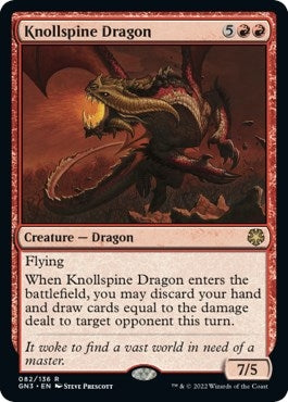Image for Knollspine Dragon (82) (GN3) - Magic: The Gathering