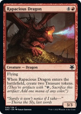 Image for Rapacious Dragon (85) (GN3) - Magic: The Gathering