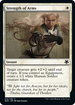 Image for Strength of Arms (18) (GN3) - Magic: The Gathering