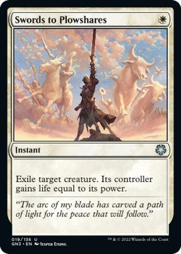 Image for Swords to Plowshares (19) (GN3) - Magic: The Gathering
