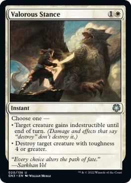 Image for Valorous Stance (20) (GN3) - Magic: The Gathering