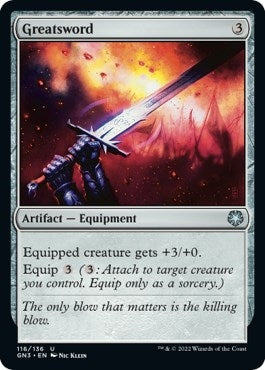 Image for Greatsword (116) (GN3) - Magic: The Gathering