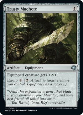 Image for Trusty Machete (121) (GN3) - Magic: The Gathering