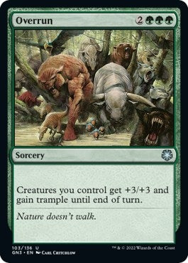 Image for Overrun (103) (GN3) - Magic: The Gathering