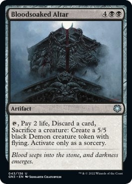Image for Bloodsoaked Altar (43) (GN3) - Magic: The Gathering