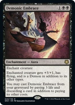 Image for Demonic Embrace (46) (GN3) - Magic: The Gathering