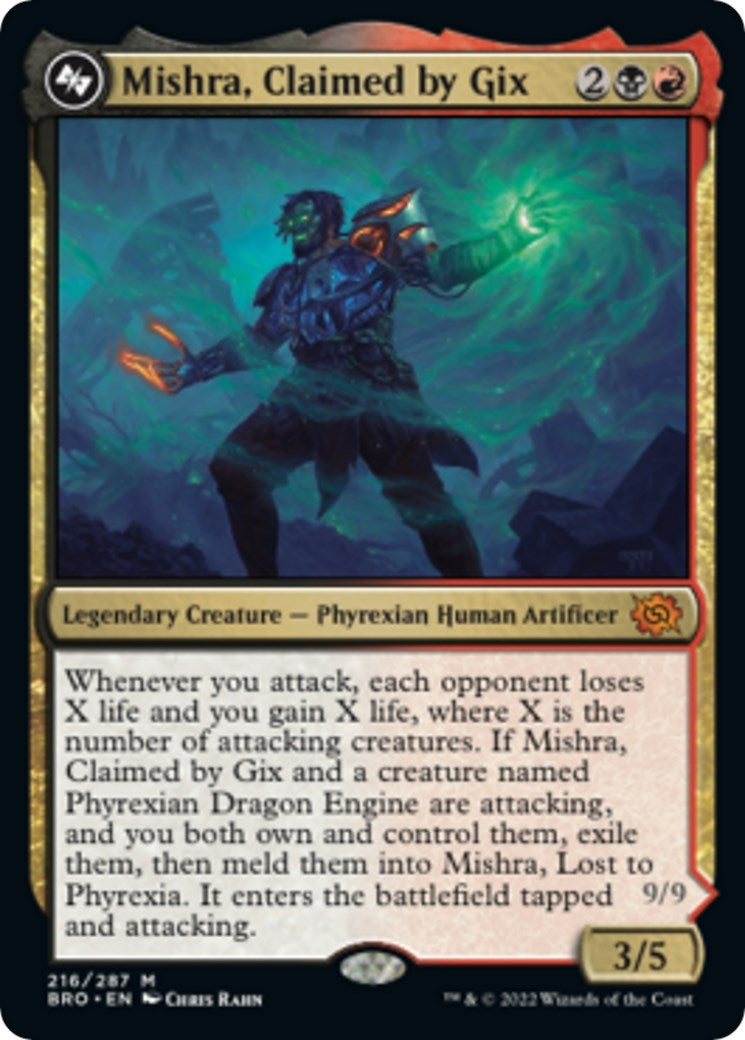 Image for Mishra, Claimed by Gix (216) (BRO) - Magic: The Gathering