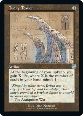 Image for Ivory Tower (Schematic) (86) (BRR) - Magic: The Gathering