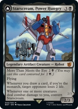 Image for Starscream, Power Hungry (5) (BOT) - Magic: The Gathering
