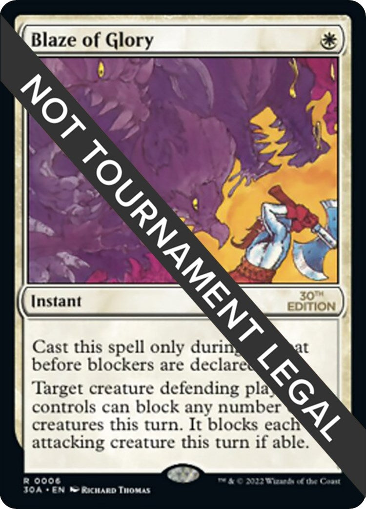 Image for Blaze of Glory (6) (30A) - Magic: The Gathering