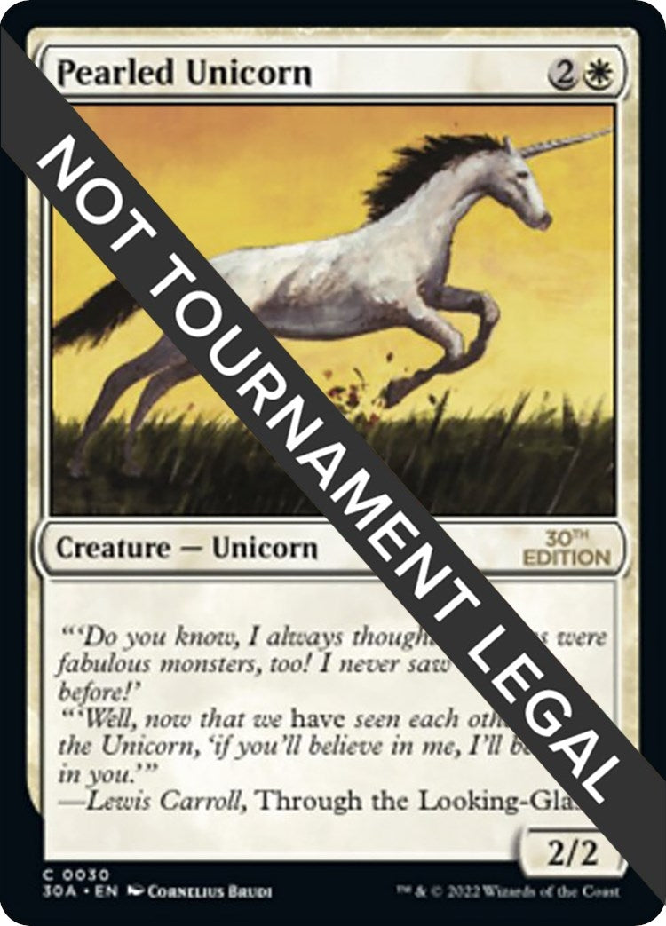Image for Pearled Unicorn (30) (30A) - Magic: The Gathering