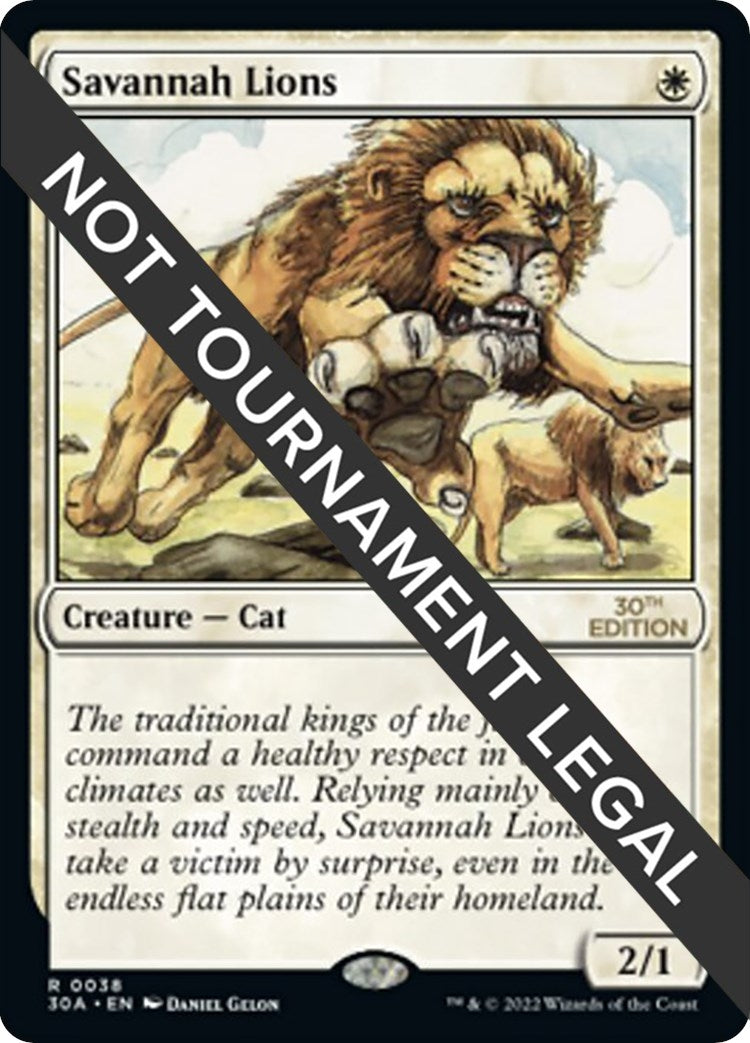 Image for Savannah Lions (38) (30A) - Magic: The Gathering