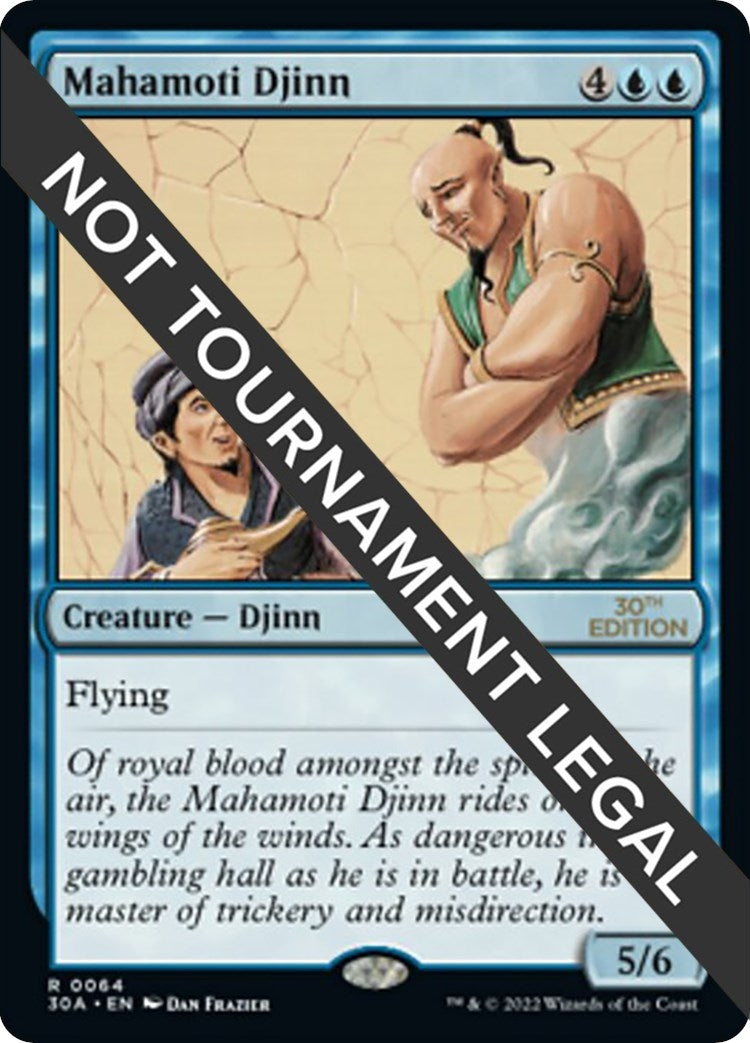 Image for Mahamoti Djinn (64) (30A) - Magic: The Gathering