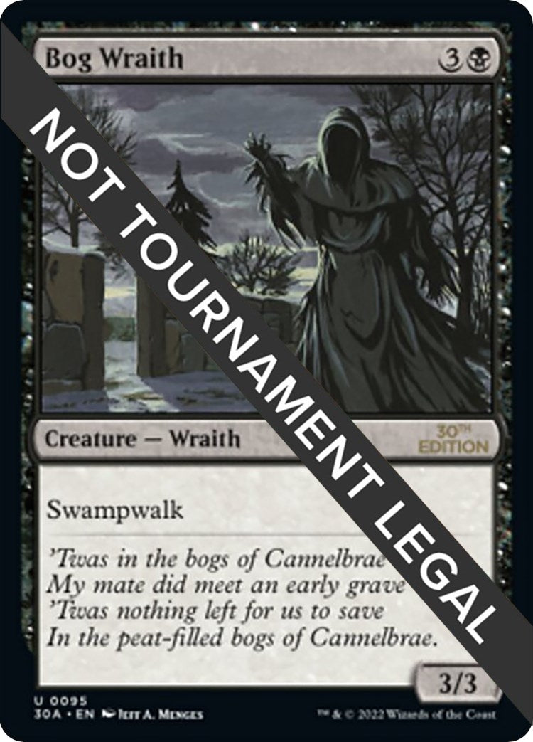 Image for Bog Wraith (95) (30A) - Magic: The Gathering