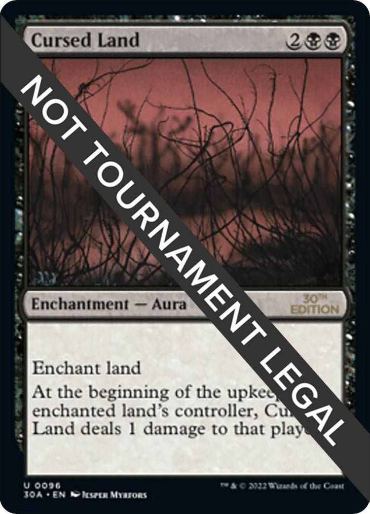 Image for Cursed Land (96) (30A) - Magic: The Gathering