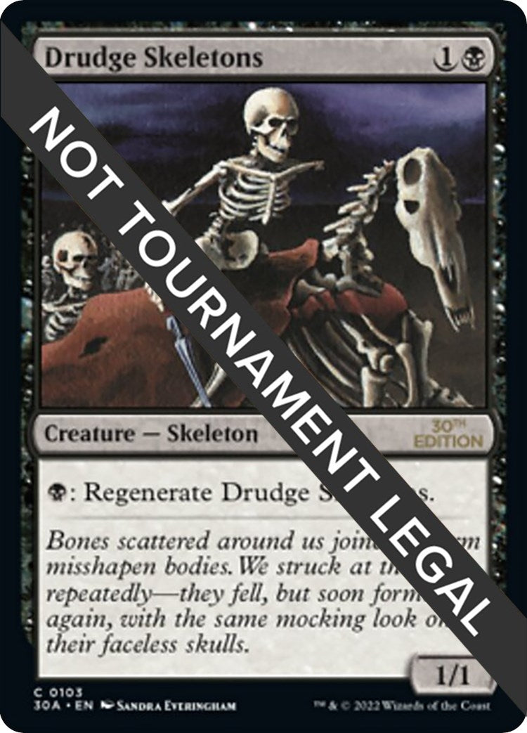 Image for Drudge Skeletons (103) (30A) - Magic: The Gathering