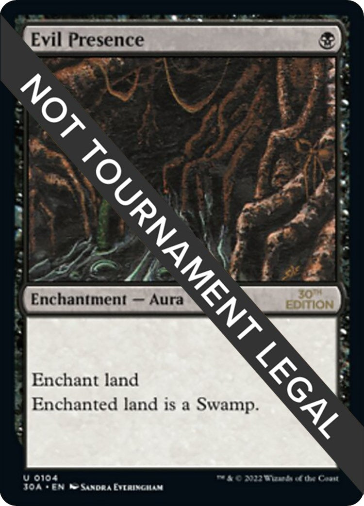 Image for Evil Presence (104) (30A) - Magic: The Gathering