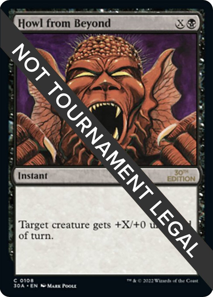 Image for Howl from Beyond (108) (30A) - Magic: The Gathering