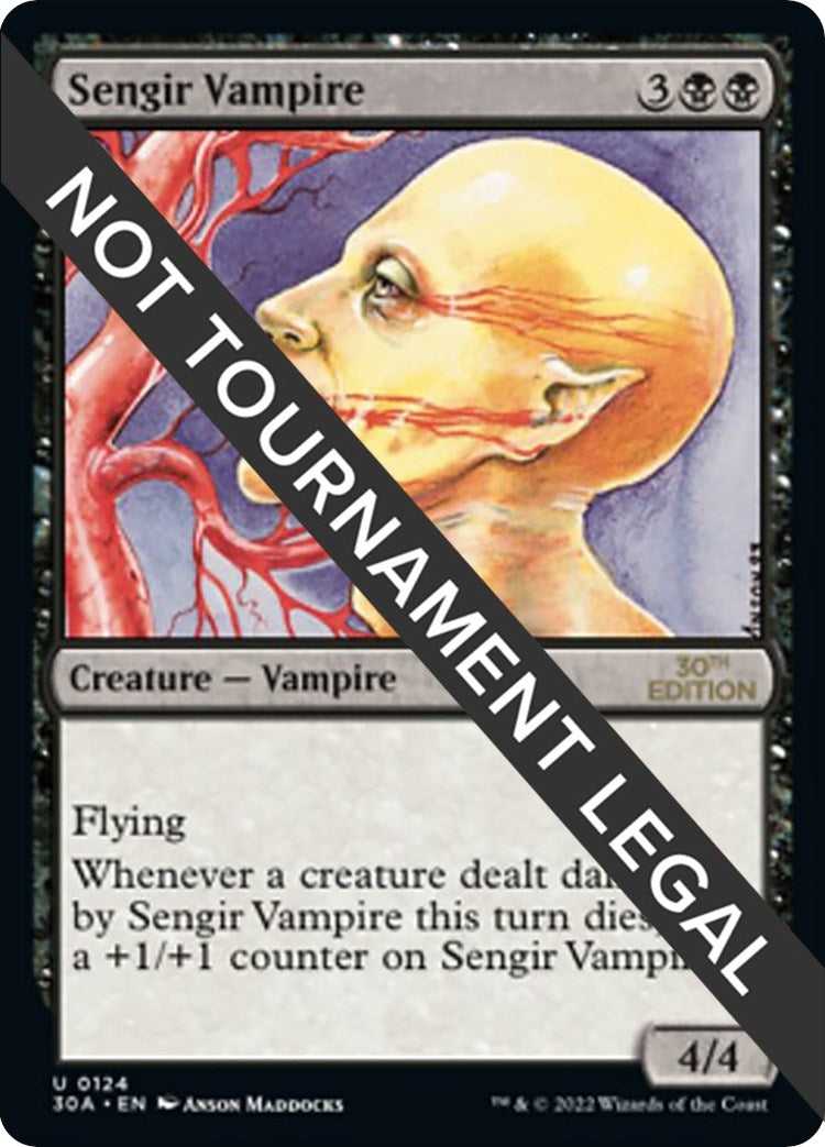 Image for Sengir Vampire (124) (30A) - Magic: The Gathering