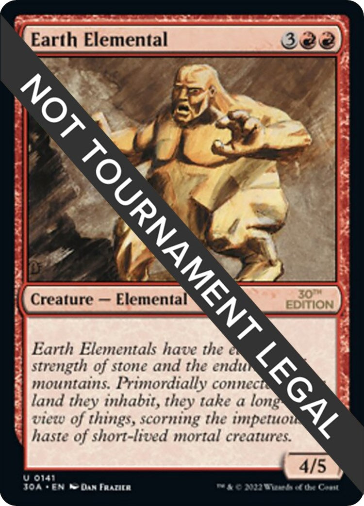 Image for Earth Elemental (141) (30A) - Magic: The Gathering