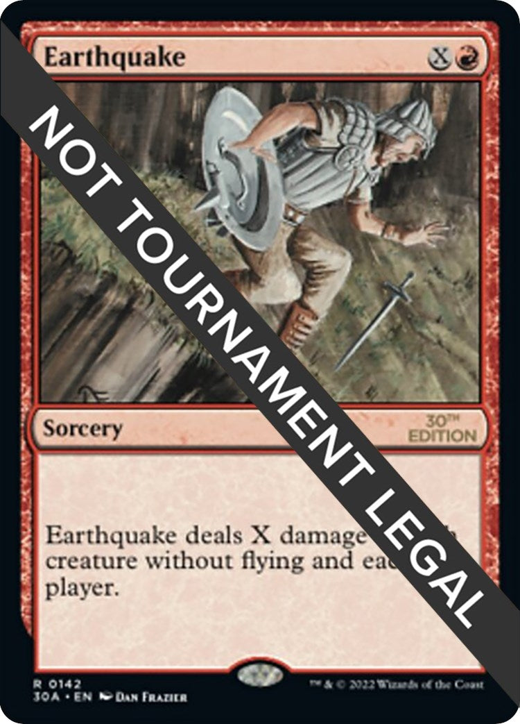 Image for Earthquake (142) (30A) - Magic: The Gathering