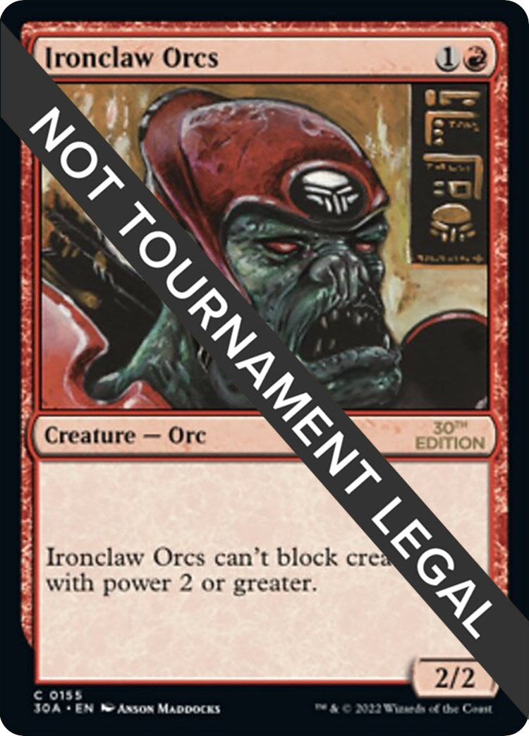 Image for Ironclaw Orcs (155) (30A) - Magic: The Gathering