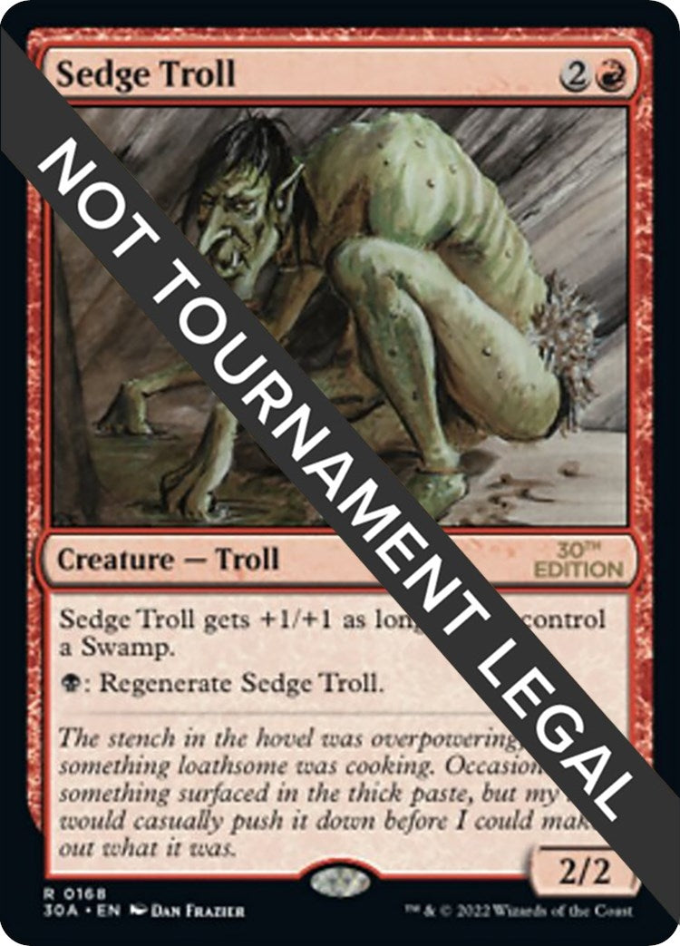 Image for Sedge Troll (168) (30A) - Magic: The Gathering