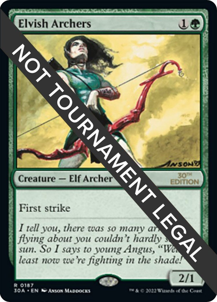 Image for Elvish Archers (187) (30A) - Magic: The Gathering
