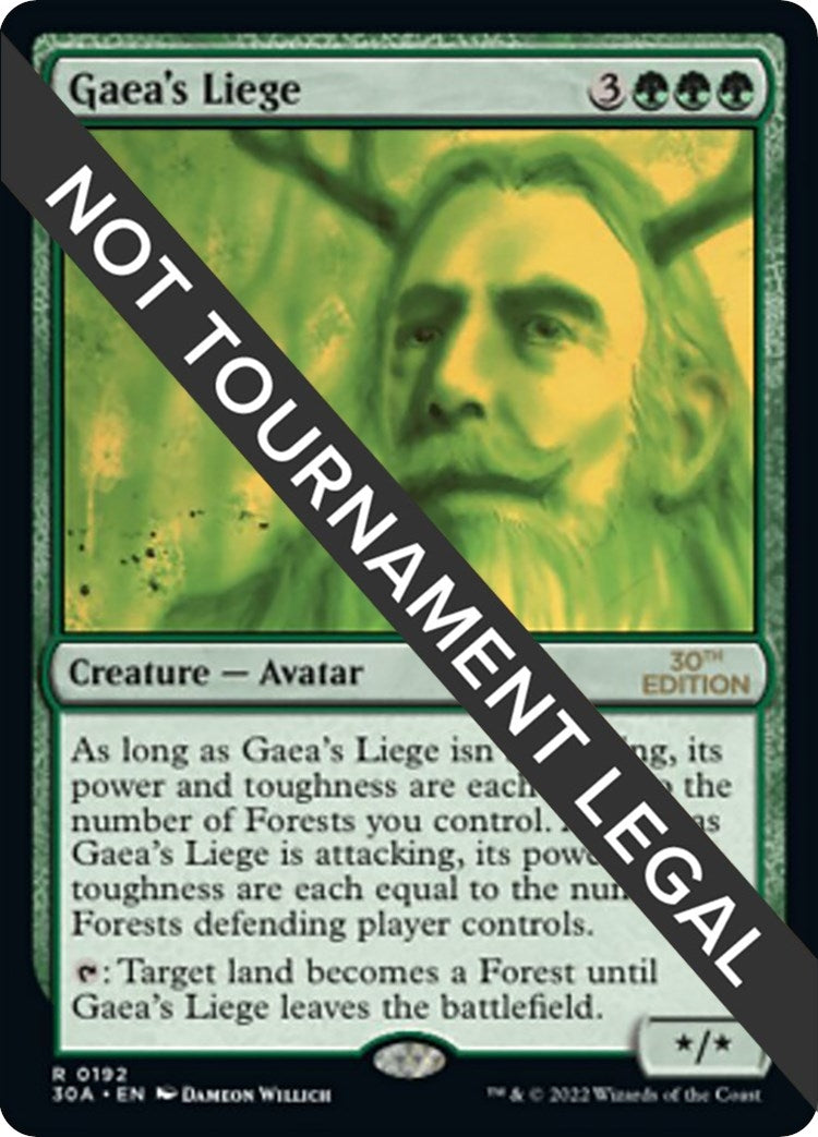 Image for Gaea's Liege (192) (30A) - Magic: The Gathering