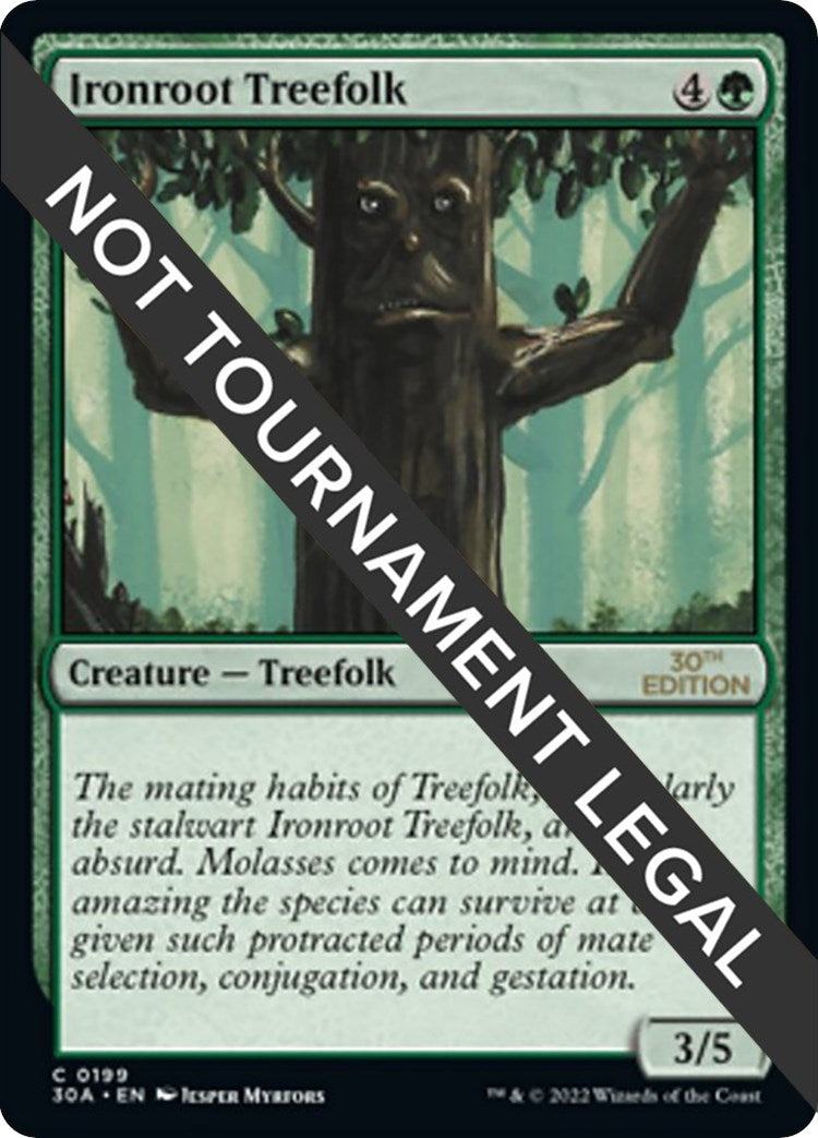 Image for Ironroot Treefolk (199) (30A) - Magic: The Gathering