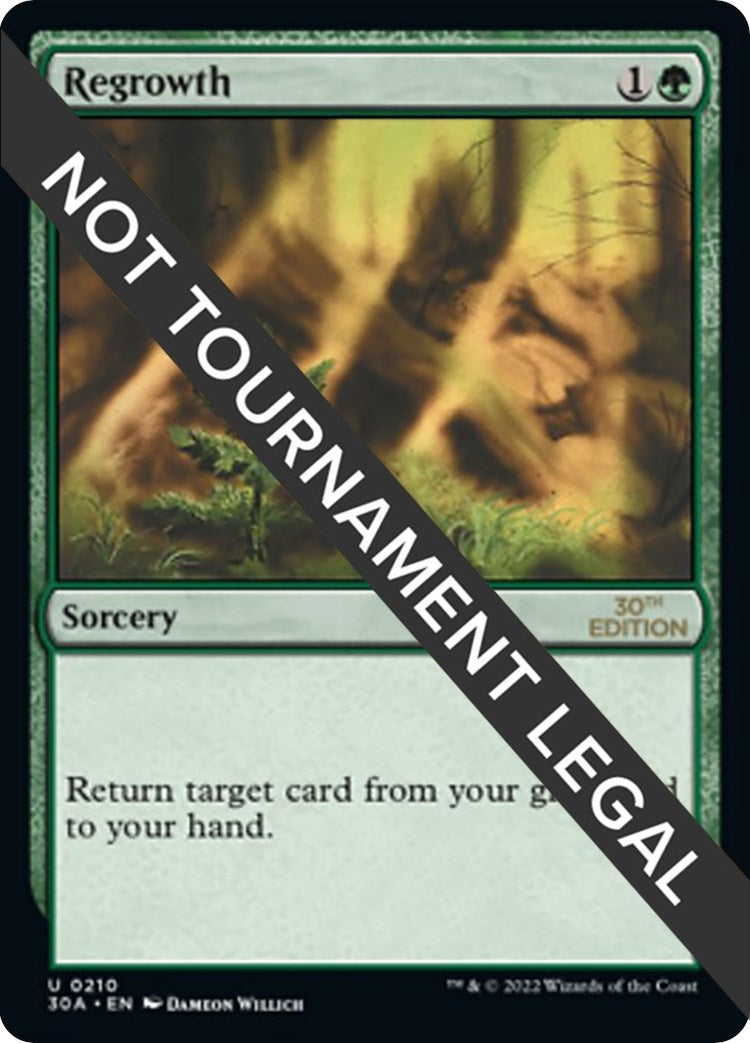 Image for Regrowth (210) (30A) - Magic: The Gathering