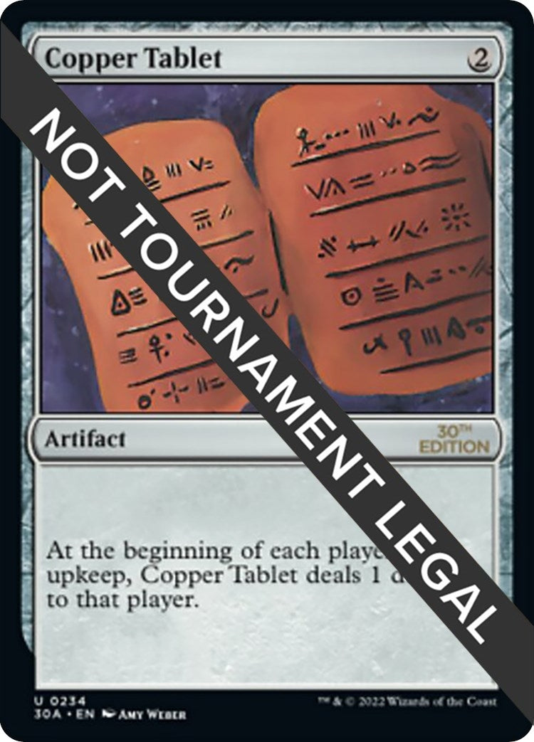 Image for Copper Tablet (234) (30A) - Magic: The Gathering
