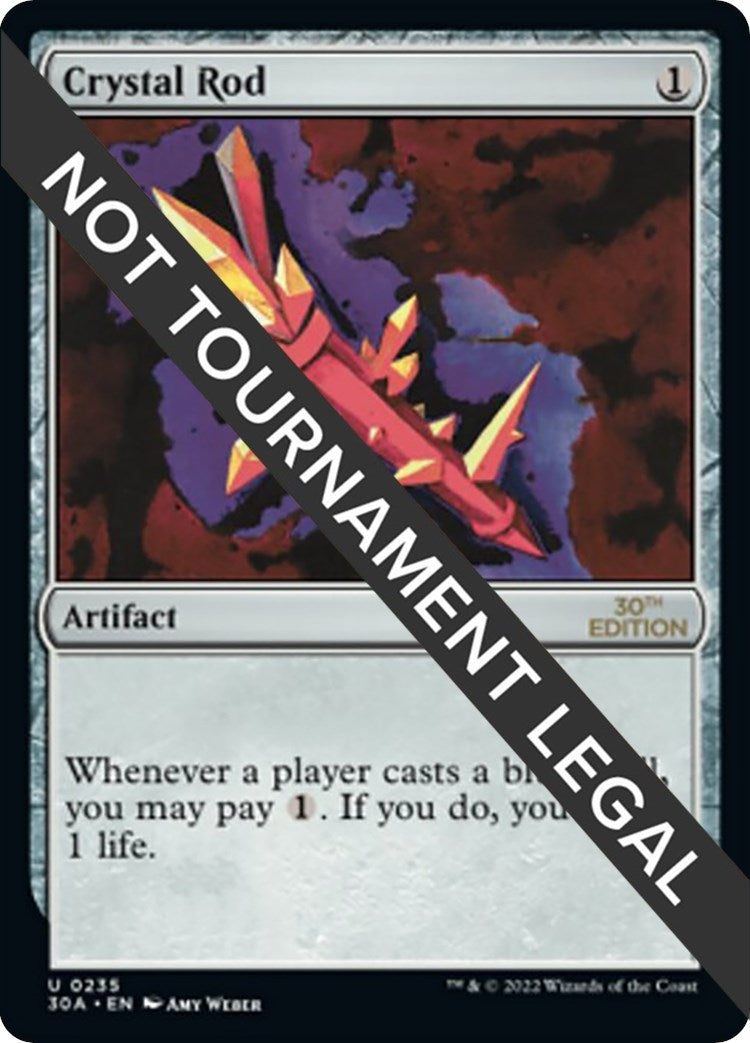 Image for Crystal Rod (235) (30A) - Magic: The Gathering