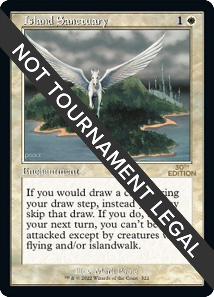 Image for Island Sanctuary (Retro Frame) (322) (30A) - Magic: The Gathering