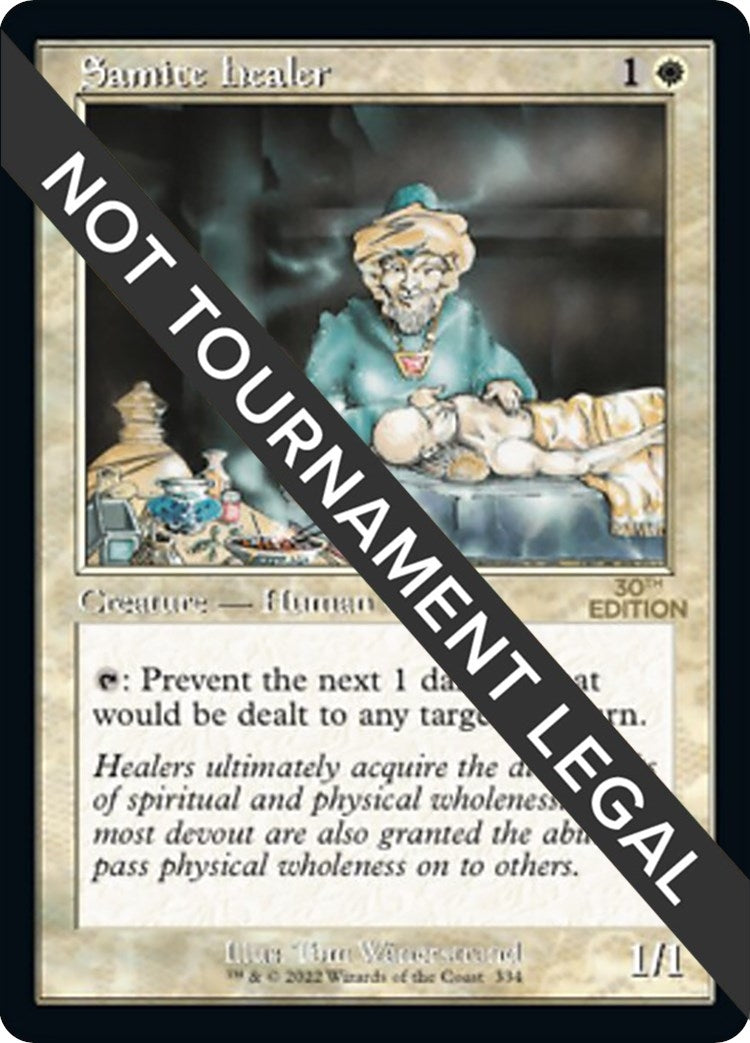 Image for Samite Healer (Retro Frame) (334) (30A) - Magic: The Gathering
