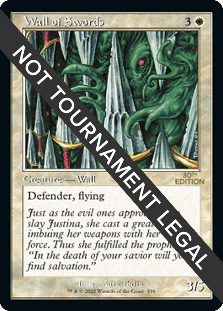 Image for Wall of Swords (Retro Frame) (339) (30A) - Magic: The Gathering