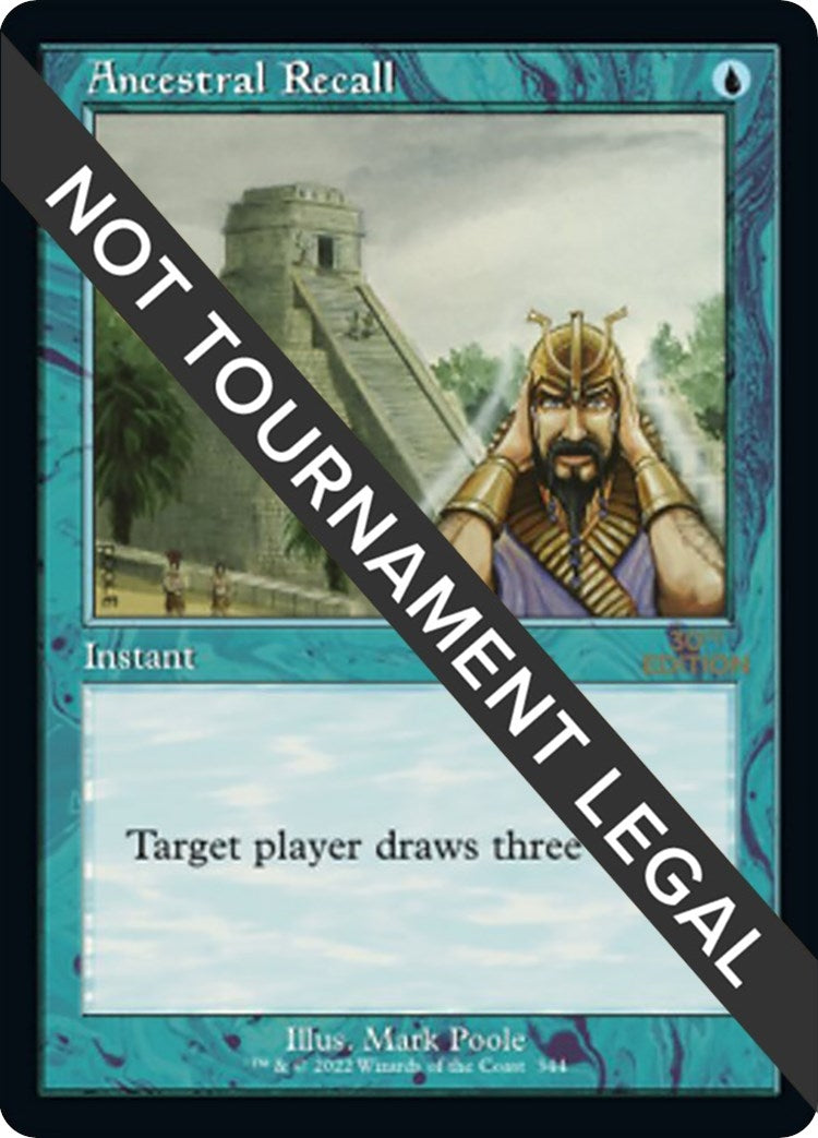 Image for Ancestral Recall (Retro Frame) (344) (30A) - Magic: The Gathering