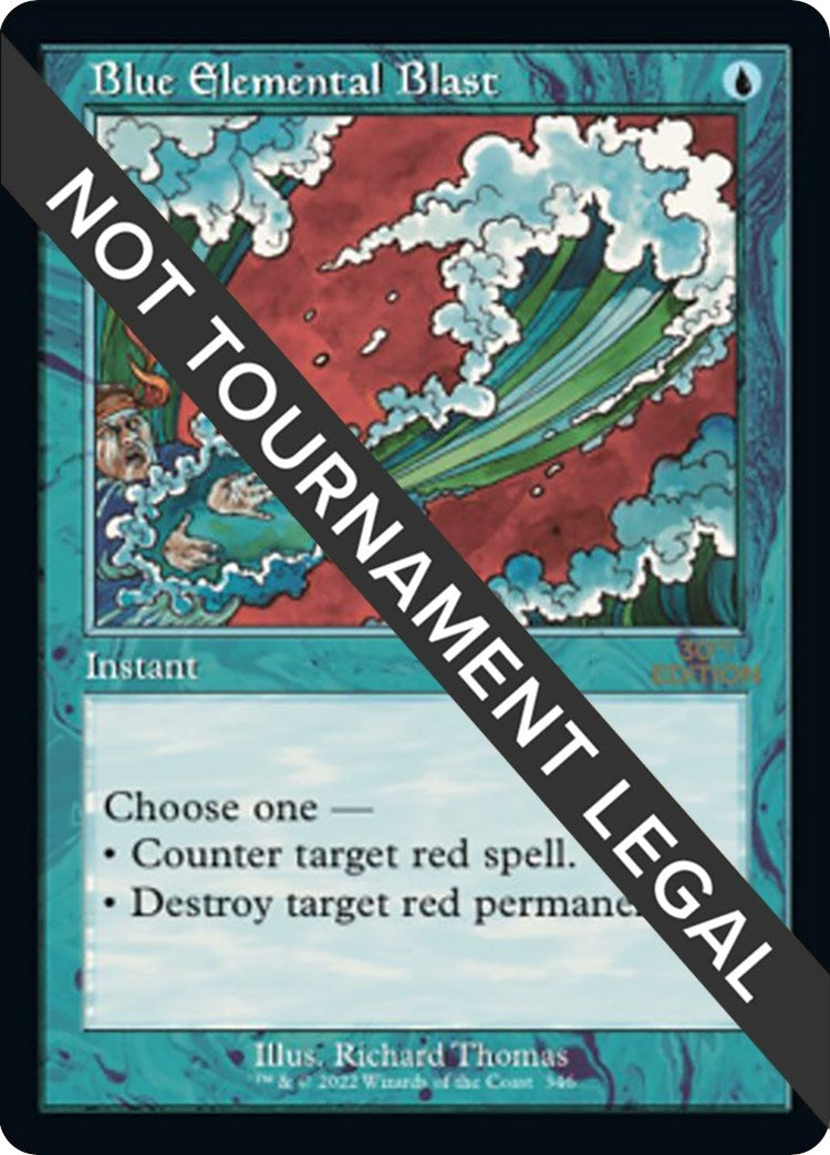 Image for Blue Elemental Blast (Retro Frame) (346) (30A) - Magic: The Gathering