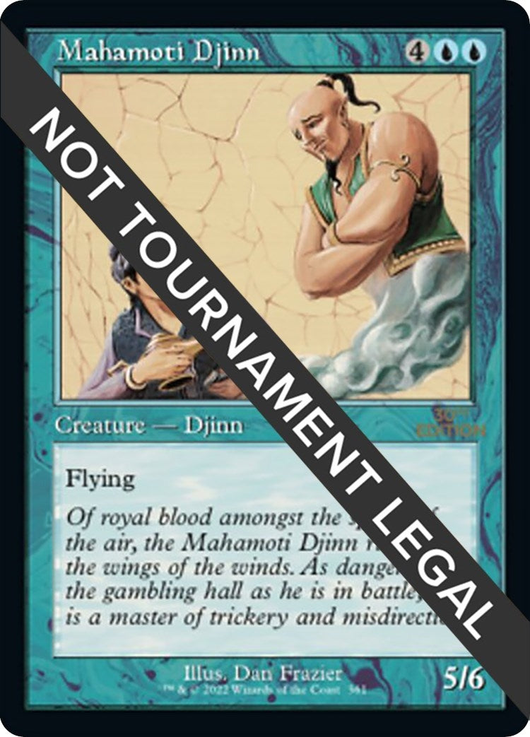 Image for Mahamoti Djinn (Retro Frame) (361) (30A) - Magic: The Gathering